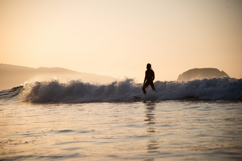 Surfer in Spain